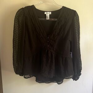 Women’s black blouse